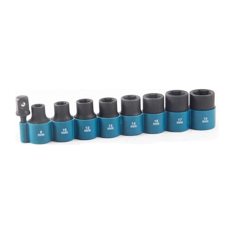Makita B-55762 Impact Socket Wrench Set with 1/4 Makita B-55762 Impact Socket Wrench Set with 1/4